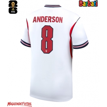Anglia Elliot Anderson #8 Tricou Fotbal Replică Mondial 2026 Barbati Acasa